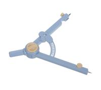 jojofuny Transportador y Geometría Brújula Escolar Herramienta De Dibujo De Brújula De Lápiz Brújula Circular Brújula Matemática Brújula Multifunción Blue El Plastico