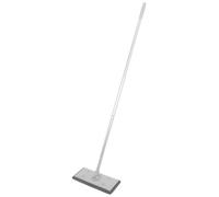 jojofuny Trapeador Plano Electrostático de Microfibra con Poste Telescópico de Secciones Mopa Húmeda Ajustable para Limpieza de Ventanas Suelos y Ducha el Hogar Captura Eficaz de Polvo