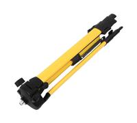 jojofuny Trípode para Nivelación Precisa de Nivel de Burbuja con Soporte Fuerte y Altura Ajustable, Fabricado en Acero Amarillo en Construcción y Fotografía