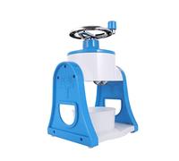 jojofuny Trituradora De Hielo Manual Pequeña para Casa, Máquina para Hacer Granizados Azul Desmontable, Fácil De Limpiar, para Hielo Raspado, Batidos y Bebidas Congeladas
