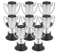jojofuny Trofeos De Segundo Lugar De Plástico 8 Uds. Copa De Trofeo De Plata Premios Copa De Ganador Copa De Trofeo para Torneos Eventos Juegos para Favores De Fiesta De Pascua