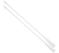 jojofuny Varilla para Persianas Verticales de Fibra de Vidrio de 17 Pulgadas 42-48 CM 2 Piezas con Gancho para Control de Inclinación Repuesto Resistente y Ligera para Cortinas