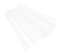 jojofuny Varillas Acrílicas Cilíndricas de 3 Mm para Manualidades 30 Piezas, Palitos para Soporte de Figuras y Decoración de Tartas, Material Resistente para Modelismo y DIY