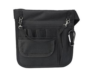 Jojomino Bolsa De EnfermeríA, RiñOnera Para Enfermera, Kit De Herramientas De CinturóN, Organizador De Bolsillo Herramientas De EnfermeríA, RiñOnera De Enfermera RiñOnera - Negro