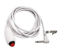 Jojomino Cable de llamada de enfermera de 6,35 mm, cable de llamada de emergencia interruptor de botón