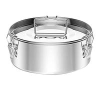 Jojomino Molde de flan de acero inoxidable 60, compatible con 6 cuartos de galón (3 cuartos de galón, 8 cuartos de galón), diseño