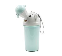 jojomis Botella de orina de viaje para orinal de emergencia, para niños pequeños, niños, coche, viaje por carretera, camping, azul niño