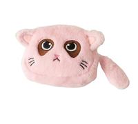 Jojomis Estuche Escolar 3 Compartimentos, Estuche Triple Cremallera para Niña, Niño, Estuche Pequeño Portátil para Guardar Monedas, Auriculares, Regalo Creativo- Rosa