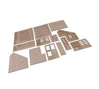 jojomis Kit de modelo de mesa de madera con diseño de diorama a escala 1/35 para paisajes de juegos de guerra