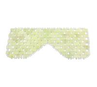 Jojomis Máscara de jade para dormir con los ojos vendados para relajación, ojeras, dolor de cabeza, elimina arrugas, alivio del estrés, desintoxicante del dolor sinusal, estilo pequeño y escaso