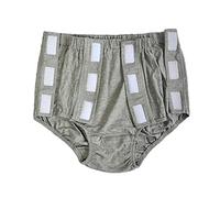 jojomis Pantalones de algodón para adultos, ropa interior Easy Continental, talla L, color gris
