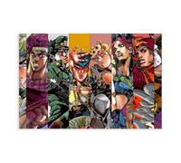 Jojos Bizarre Adventure 1 póster de lienzo para decoración de dormitorio, paisaje deportivo, oficina, habitación, regalo, póster de lona para decoración de pared, pinturas para sala de estar,