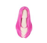 JOJO's Bizarre Adventure Golden Wind Diavolo Pink Long Peluca Cosplay Disfraz de pelo sintético resistente al calor Pelucas para hombres