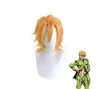 Jojo's Bizarre Adventure Golden Wind Pannacotta Fugo peluca Cosplay disfraz resistente al calor pelo sintético hombres fiesta juego de roles pelucas