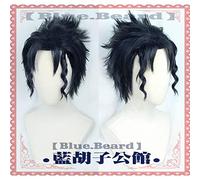 Jojo's Bizarre Adventure Kujo Jotaro Cosplay Short Black Heat Resistant Synthetic Hair+ Wig Cap Halloween Party