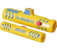 Jokari Secura II Juego de tratamiento de cables (para cables coaxiales Ø 4,8 a 7,5 mm y cables redondos Ø 8 a 13 mm, herramienta pelacables) 490119