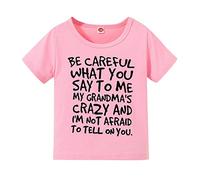 JokeLomple Body Camisa Bebé Niño Azul Niño Niño Primavera Impresión Letra Camiseta Ropa Hombre Camisa Negra