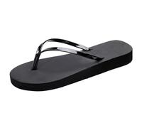 JokeLomple Chanclas para Mujer, cómodas y Elegantes, Sandalias de baño con tacón, Resistentes y Ligeras, Antideslizantes, Elegantes Sandalias de Verano con Plantilla para la Playa de Silicona