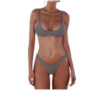 JokeLomple Conjunto De Bikini para Mujer Talla Grande Vikinis Estampado Moda Sexy Traje Baño Reductores Bañador Deportivo Push Up Triángulo Brasileño Natacion Surf Swimwear