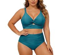 JokeLomple Conjuntos De Bikini,Bañador Color sólido Verano Sexy Deportivo Bikinis Bikini Ajustable Traje Baño Cintura Alta Material Elástico para Surf y Natación Activa