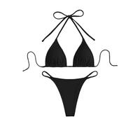 JokeLomple Conjuntos de Bikinis para Mujer,Bañador Color sólido Conjunto Bohemio Floral Biquini Playa Vacaciones Diseño Bandeau Moderno Material Deportivo Elástico Elegante Viajes