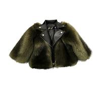 JokeLomple Niños niñas abrigo invierno a de espesar abrigo chaqueta niño cálido polar botón prendas de vestir exteriores (Green, 5-6 Years)