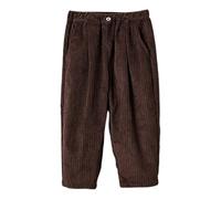 JokeLomple Pantalones Casuales de Pana para niño. Diseño clásico de Pierna Recta. Tejido Suave y cómodo, Ideal para Jugar a Diario y para Actividades al Aire Libre Colegio (Coffee, 1-2 Years)