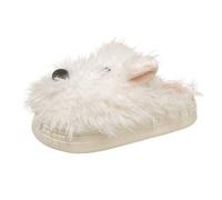 JokeLomple Pantuflas con Forma de Cabeza de Dibujos Animados, cálidas y cómodas para el hogar en otoño e Invierno. (White, 41) #165