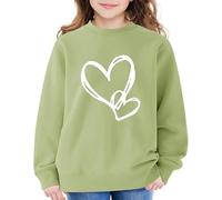 JokeLomple Sudaderas Niña Casual Manga Larga Ropa Sport Moda Ropa Suéter Polar para Niña Casual Top Jersey Forro Polar Chándal Top Estampado Lindo Sudadera con Capucha Perdida