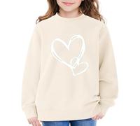 JokeLomple Sudaderas Niña Casual Manga Larga Ropa Sport Moda Ropa Suéter Polar para Niña Casual Top Jersey Forro Polar Chándal Top Estampado Lindo Sudadera con Capucha Perdida