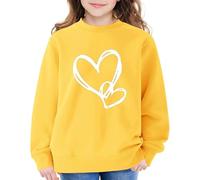 JokeLomple Sudaderas Niña Casual Manga Larga Ropa Sport Moda Ropa Suéter Polar para Niña Casual Top Jersey Forro Polar Chándal Top Estampado Lindo Sudadera con Capucha Perdida