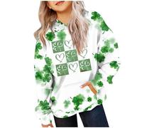 JokeLomple Sudaderas Niña Forro Polar Sport Moda Ropa Suéter Corto Estampado Sudadera con Capucha Perdida Estampado Lindo Suéter Polar para Niña Sudadera con Cremallera