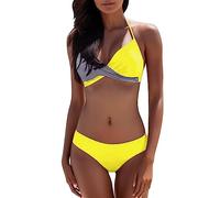 JokeLomple Traje de Baño Tallas Grandes para Mujer,Bohemio Bañadores Bra Playa Bikini Vikinis Biquini Vacaciones Bañador Deportivo Push Up Hawai Natacion Surf Swimwear
