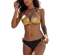 JokeLomple Traje de Baño Tallas Grandes para Mujer Talla Grande Vikinis Estampado Moda Sexy Biquini Playa Vacaciones Bikini Braga Alta Diseño y Piscina Conjunto Elegante Viajes
