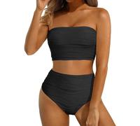 JokeLomple Traje de Baño Tallas Grandes para Mujer,Traje Dos Piezas Conjunto Bohemio Floral Bañador Verano Natación Bikini Braga Alta Talla Grande Ajustable Elegante Viajes