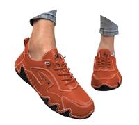 JokeLomple Zapatos de Senderismo sin Cordones para Hombre Impermeable y analgésico de Piel Botines Medievales para Hombre Descalzo Exterior Interio Alpaca - Ergonómico