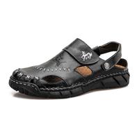 JokeLomple Zapatos Sandalias Hombre,Resistentes y duraderas planas de estilo informal Calzado transpirable fresco prácticos versátiles modernos verano Para Playa Exteriores