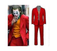 Joker Cosplay Costume - Full Set Arthur Fleck Movie Joker Fancy Dress for Men And Kids, Halloween Carnival Costume.z