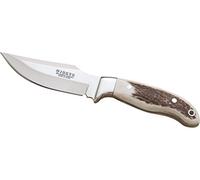 Joker Cuchilleria CC40 - Cuchillo de Monte Enterizo, cachas en asta de Ciervo, Hoja de 11 cm