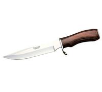 Joker Cuchilleria Cuchillo de Caza, puño de Madera roja prensada