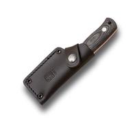 Joker Cuchillo de supervivencia deportivo Erizo TS1 CM81, mango canvas micarta, hoja de 7,5 cm, con funda de cuero, incluye paracord 550, Herramienta de pesca, caza, camping y senderismo
