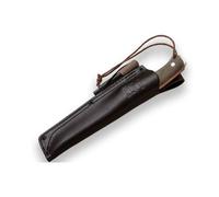 Joker Cuchillo de Supervivencia Nomad 6.5" " CV137-P, mango Micarta Canvas, hoja de 16,5 cms, funda piel negra, incluye pederna, Herramienta de pesca, caza, camping y senderismo.