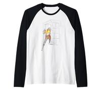 Joker de Scaping Infantil fuera de lugar Camiseta Manga Raglan