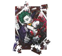 Puzle 100 Piezas 3D de Joker y Harley Quinn - Manga DC