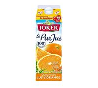 JOKER - Joker el jugo de naranja puro, ladrillo, 2 l - Dos artículos
