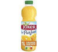 Joker - Jugo de naranja 100% puro sin pulpa/sin azúcares añadidos, botella de 1 l