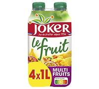 Joker Le Fruit - Botella de zumo (4 x 1 L)