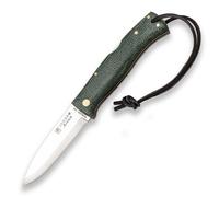 Joker navaja bushcraft artica nv155 con cachas en jute micarta verde,