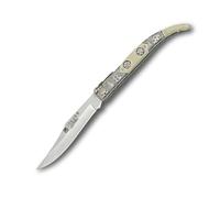 Joker Navaja clásica N102B con puño de ABS - zamak decorado, hoja de 9 cm, 60 gramos, hoja de acero inox 420, herramienta de pesca, caza, camping y senderismo