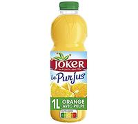 Joker - Zumo De Naranja 100% Puro Con Pulpa Pet 6X1L - 100% Pur Jus D Orange Avec Pulpe Pet 6X1L - Precio Por Unidad - Entrega Rápida